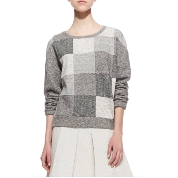 Derek Lam Sweaters - Derek Lam 10 Crosby Knit Sweatshirt Patchwork M